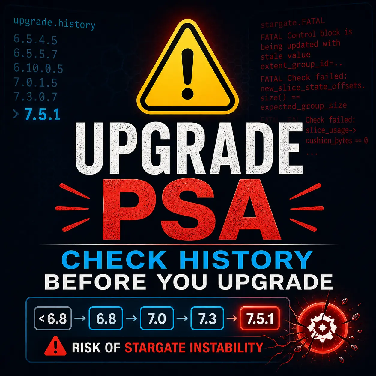 Technical PSA: Check Your Upgrade History Before Moving to AOS 7.5.1